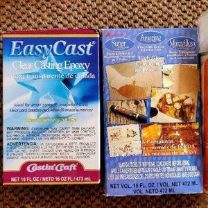 Easy Cast Epoxy supplies for Resin arts and crafts; mod podge assorted